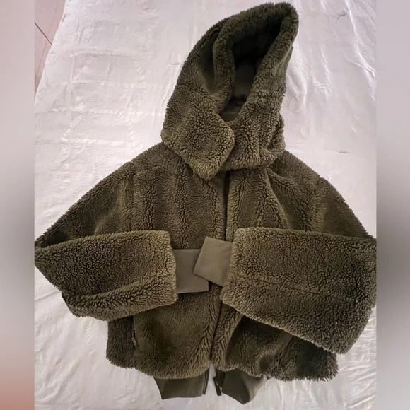 ALO Yoga Dark Brown Teddy Jacket - Picture 9 of 15